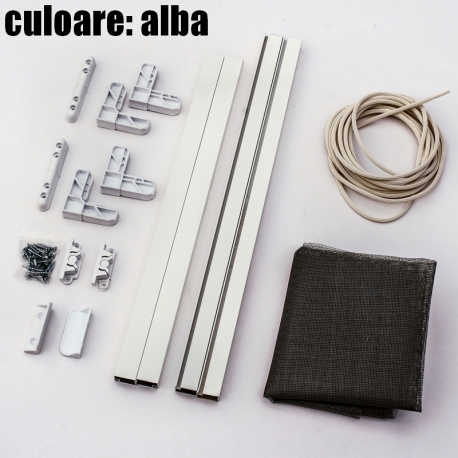 Kit Plasa L 1200mm, H 1800mm plasa impotriva insectelor cu balamale